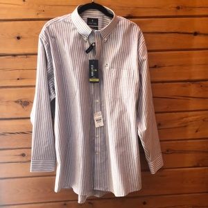 Stafford Big & Tall Travel Oxford shirt